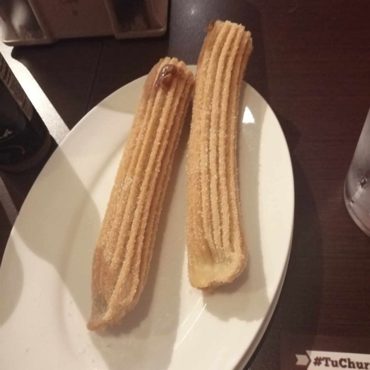 Churros relleno de manjar