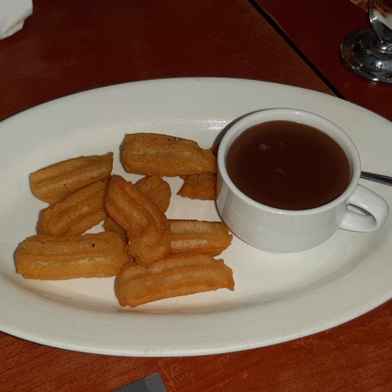 Mini Churros con Chocolate Español