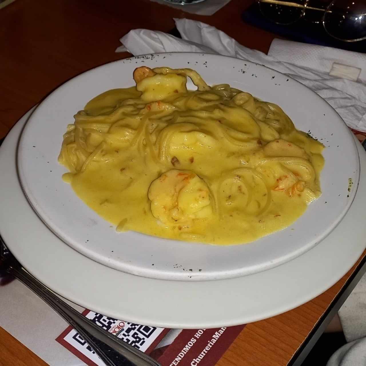 Spaghetti con Langostino