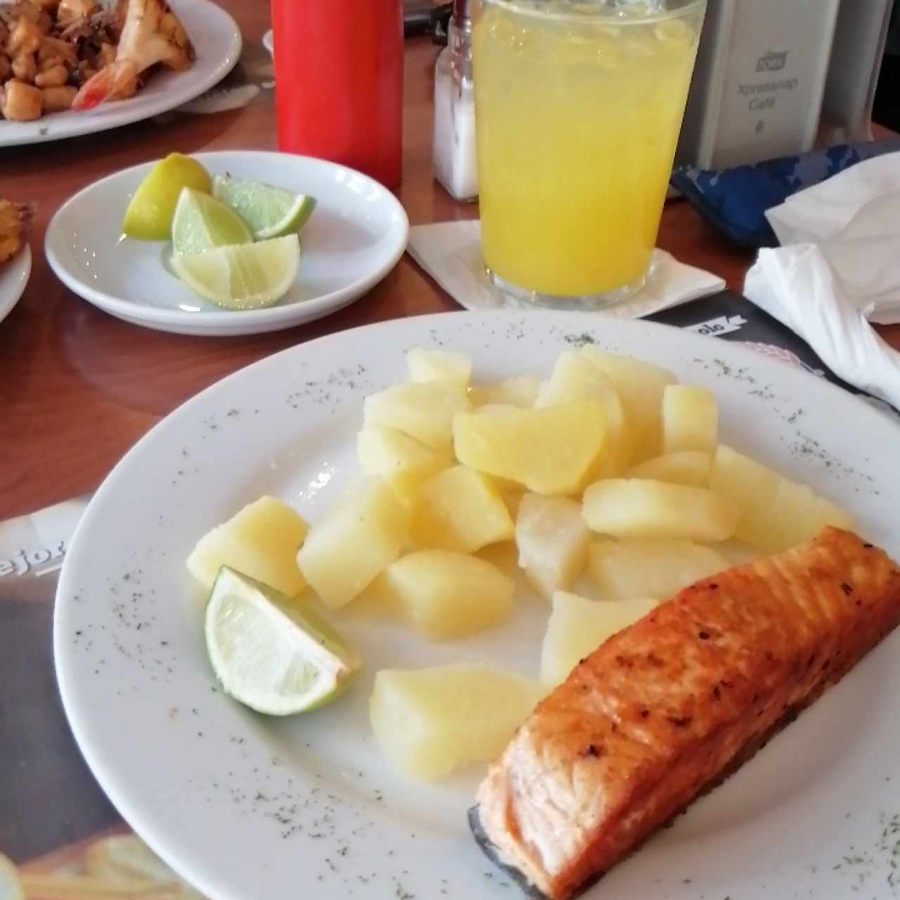 Salmon a la plancha