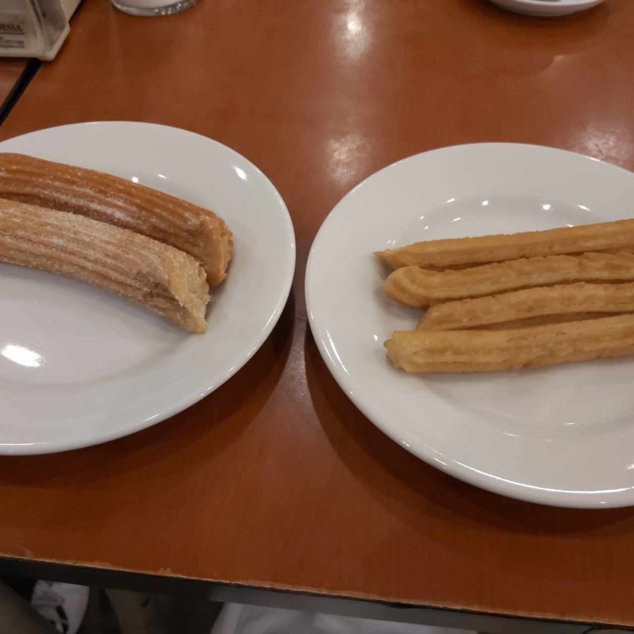 churros sencillos y rellenos