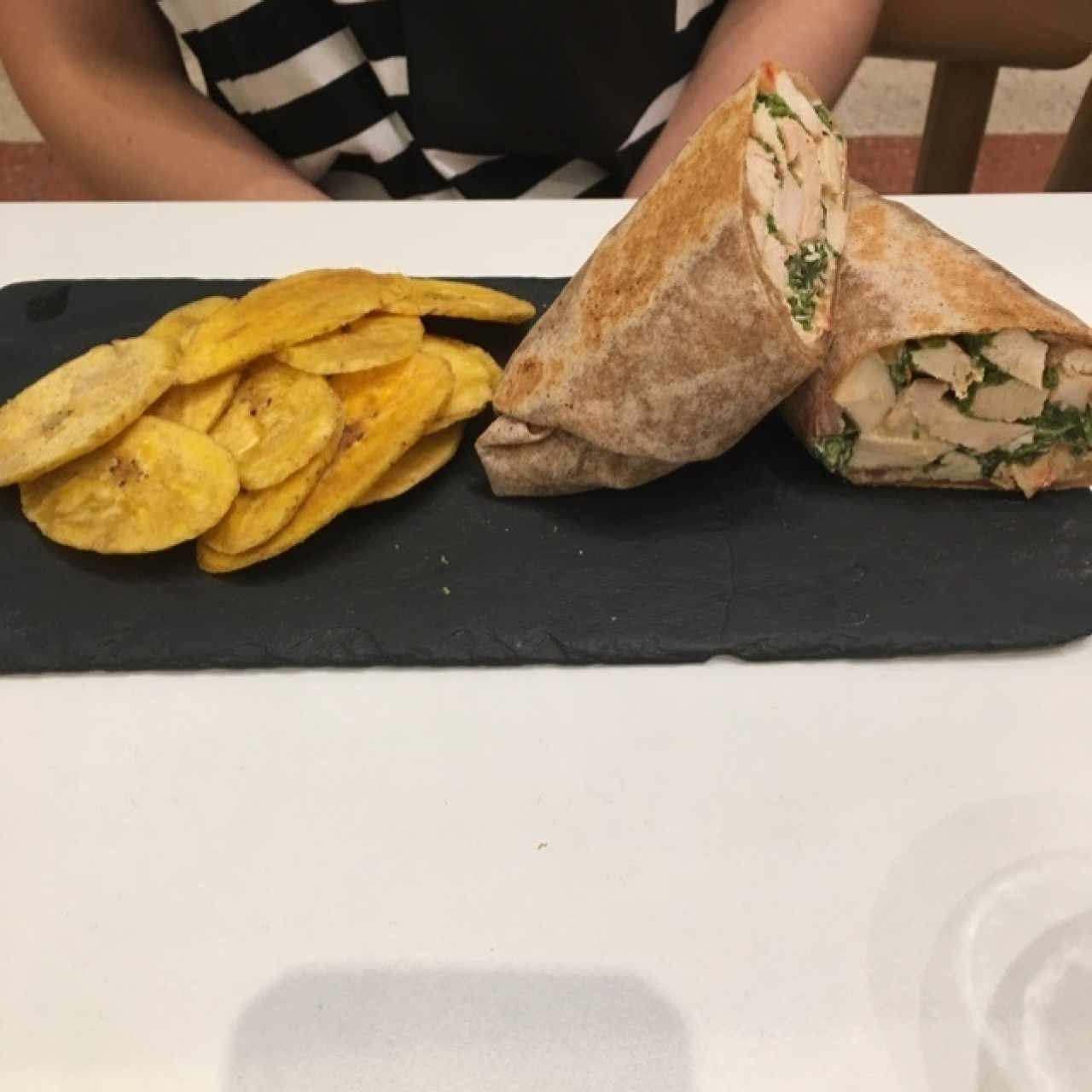 wrap de pollo