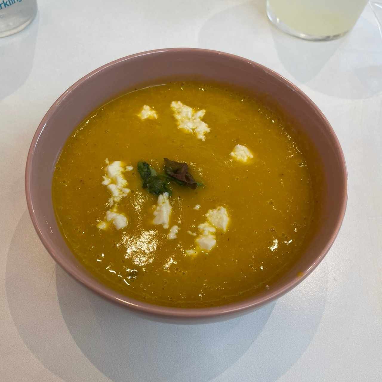 Sopa del día (zapallo)