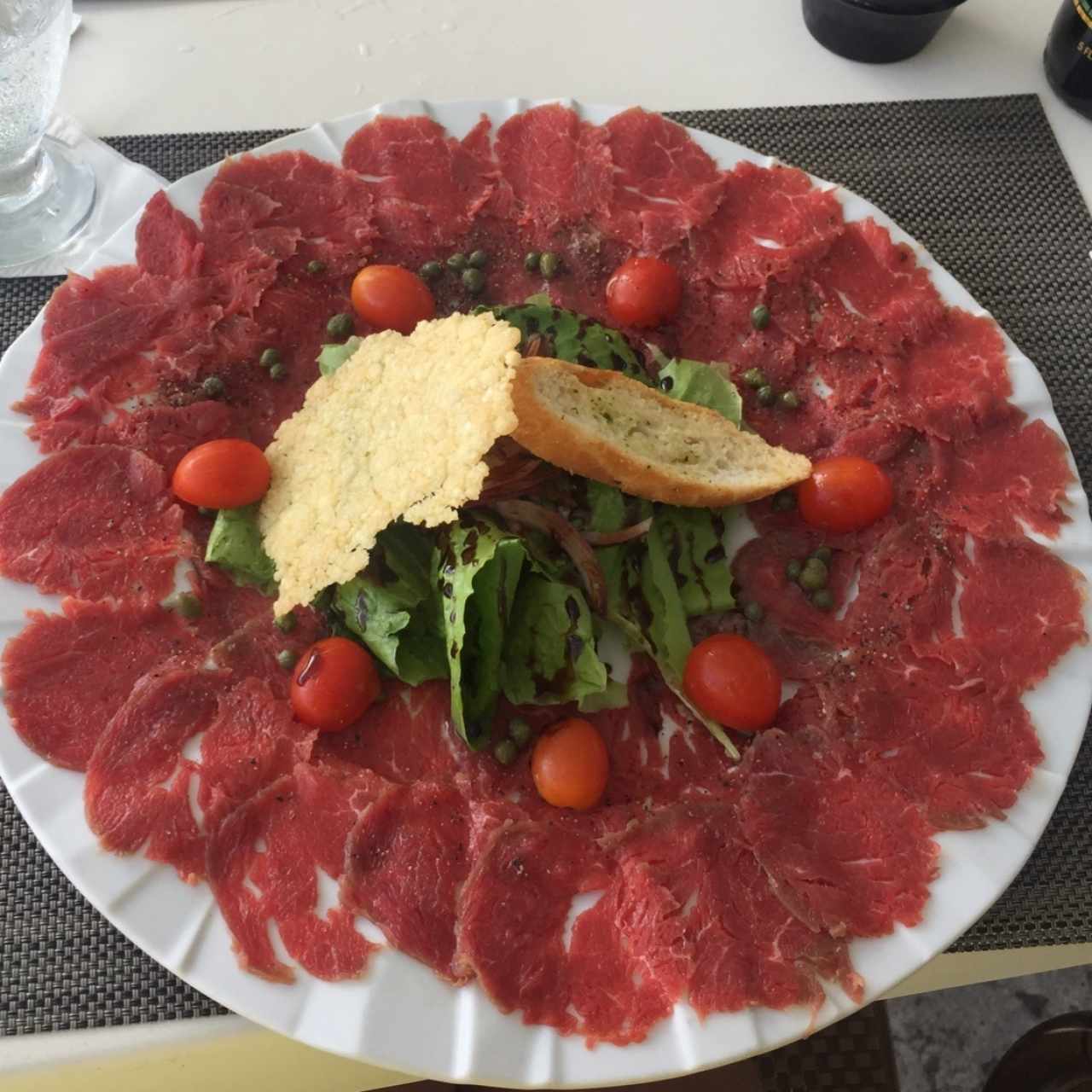 carpaccio de res