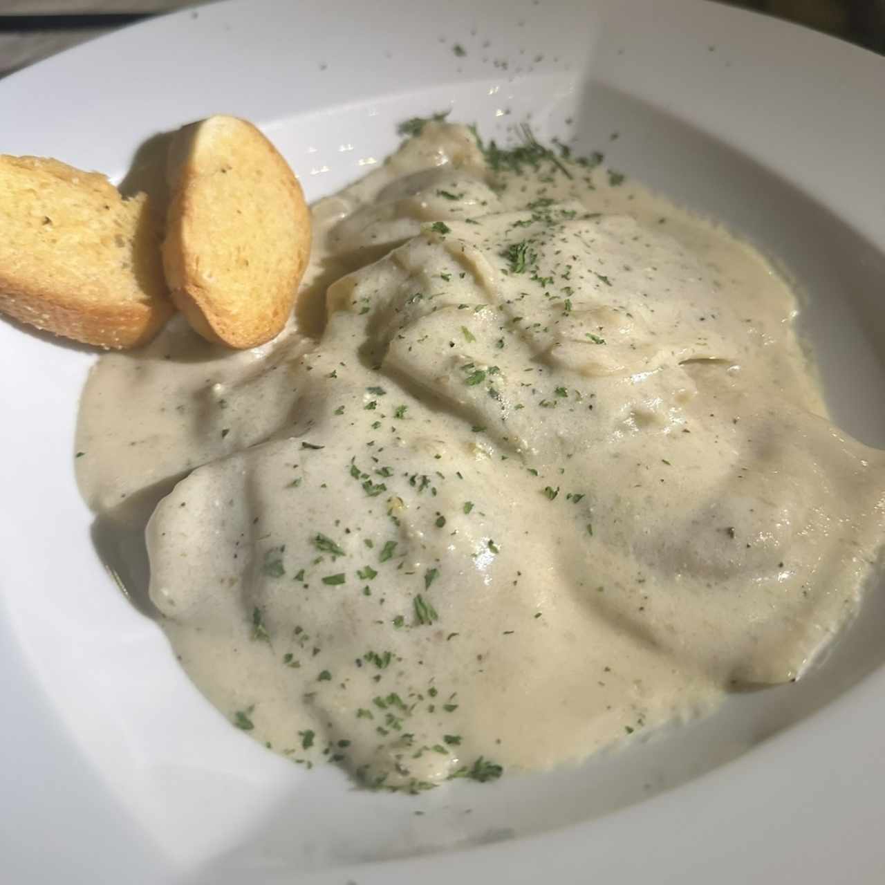 Ravioli Espinaca con Ricotta