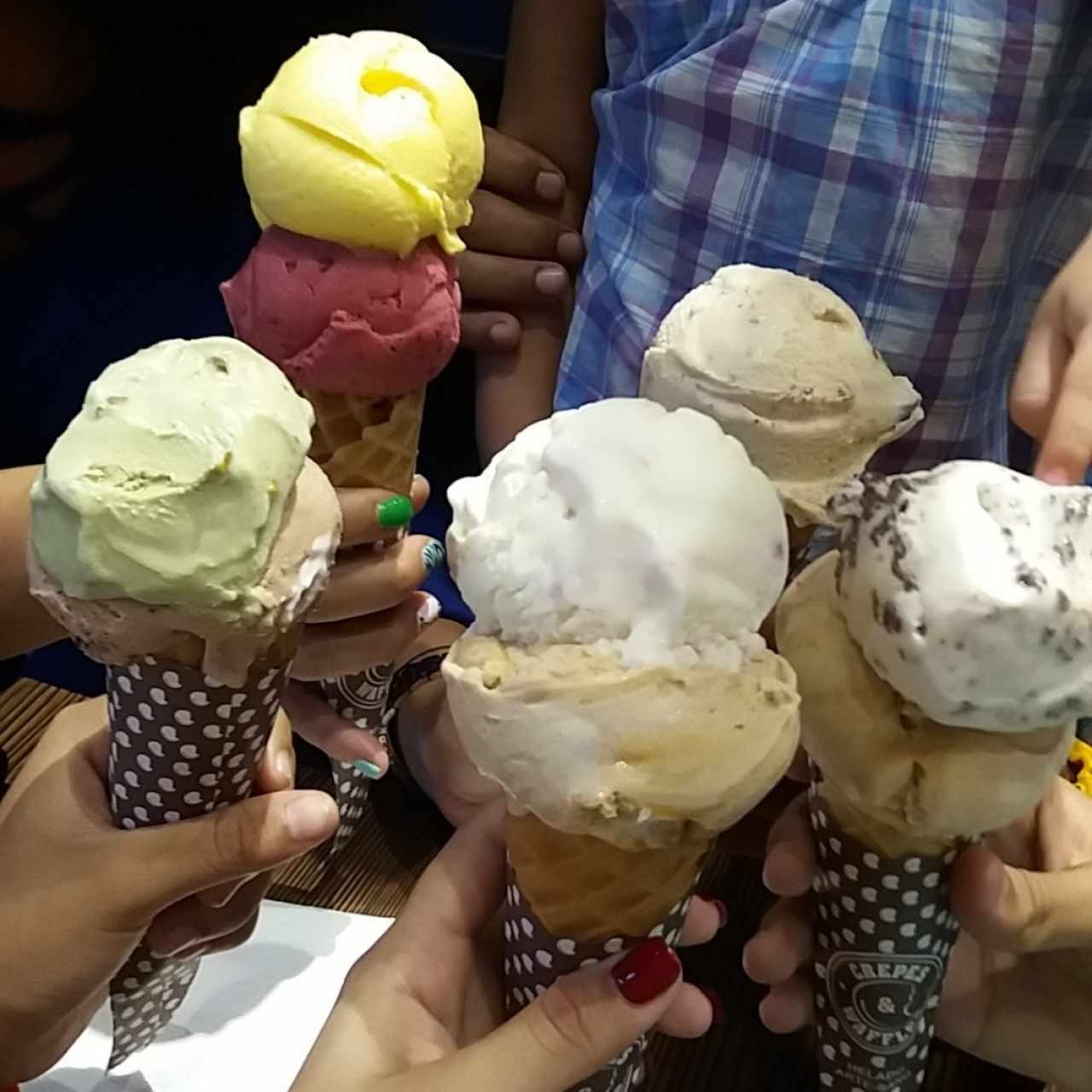 Cono de Helado de dos bolas