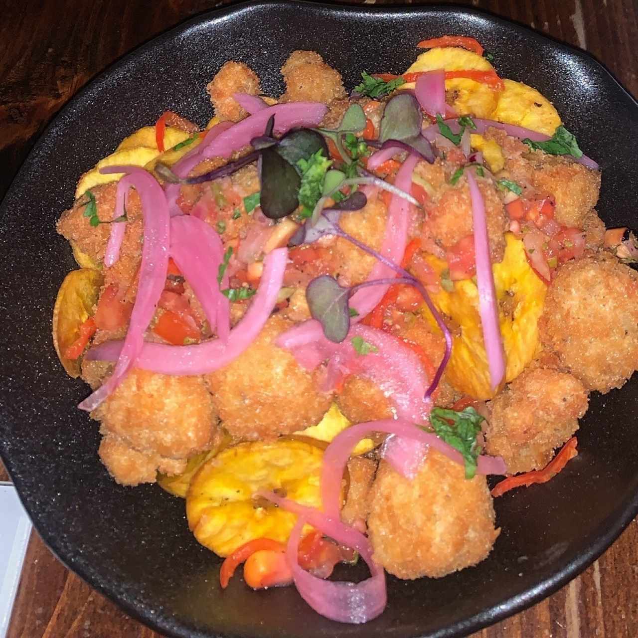 Ceviche frito 