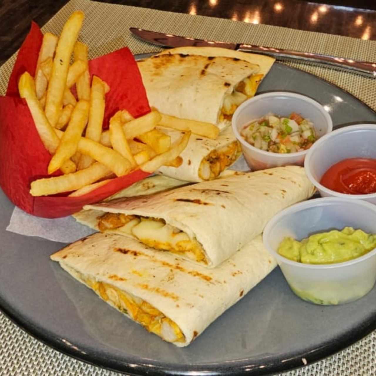 Burrito quesadilla