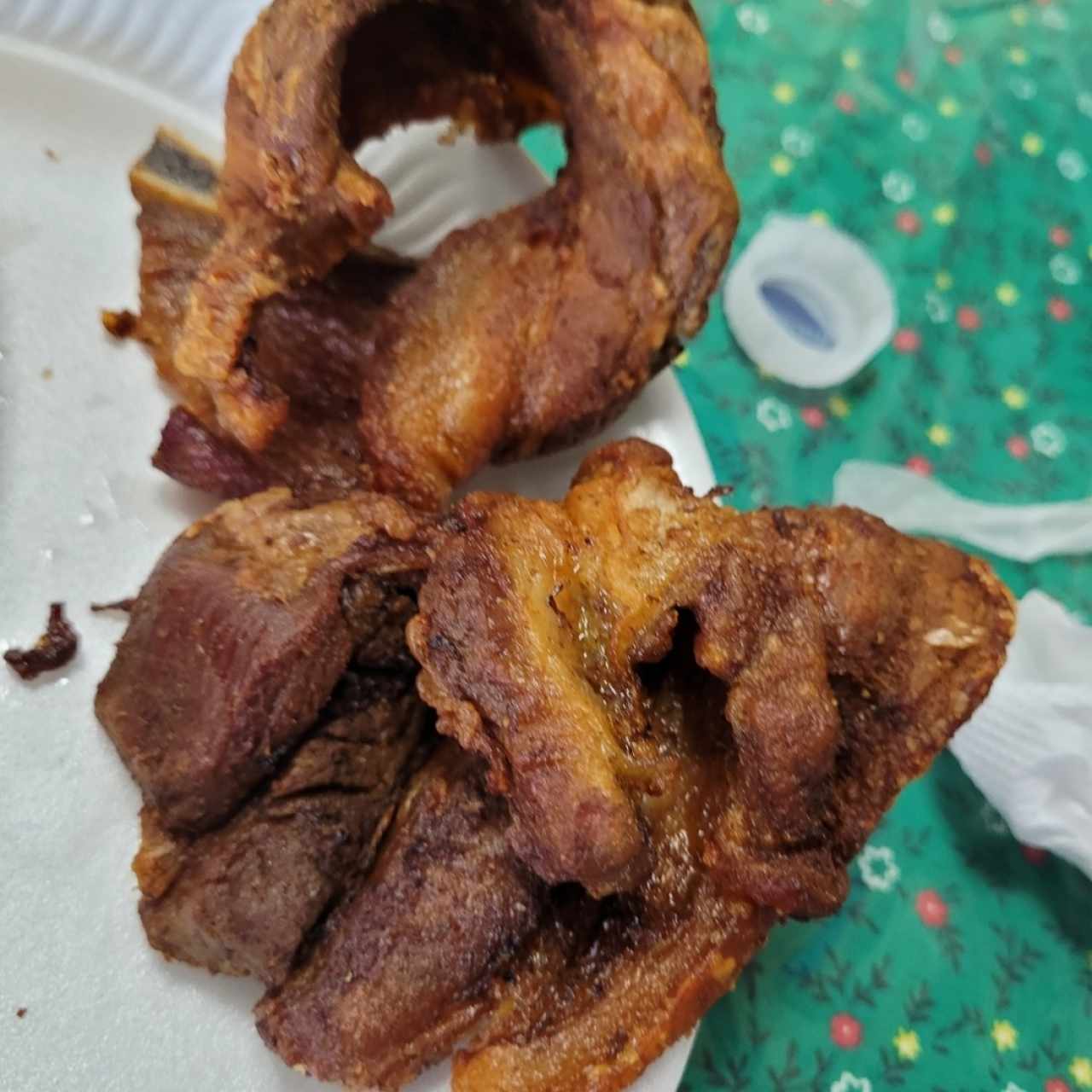 costillas de cerdo fritas 