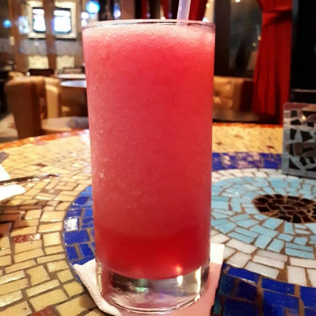 limonada con agua de rosas