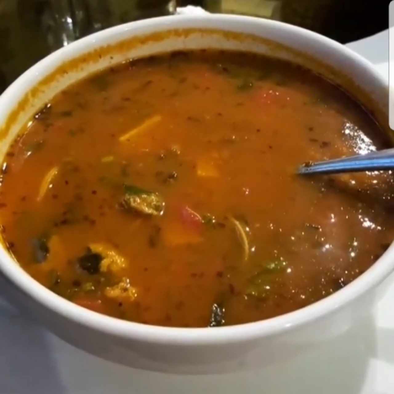 sopa de mariscos