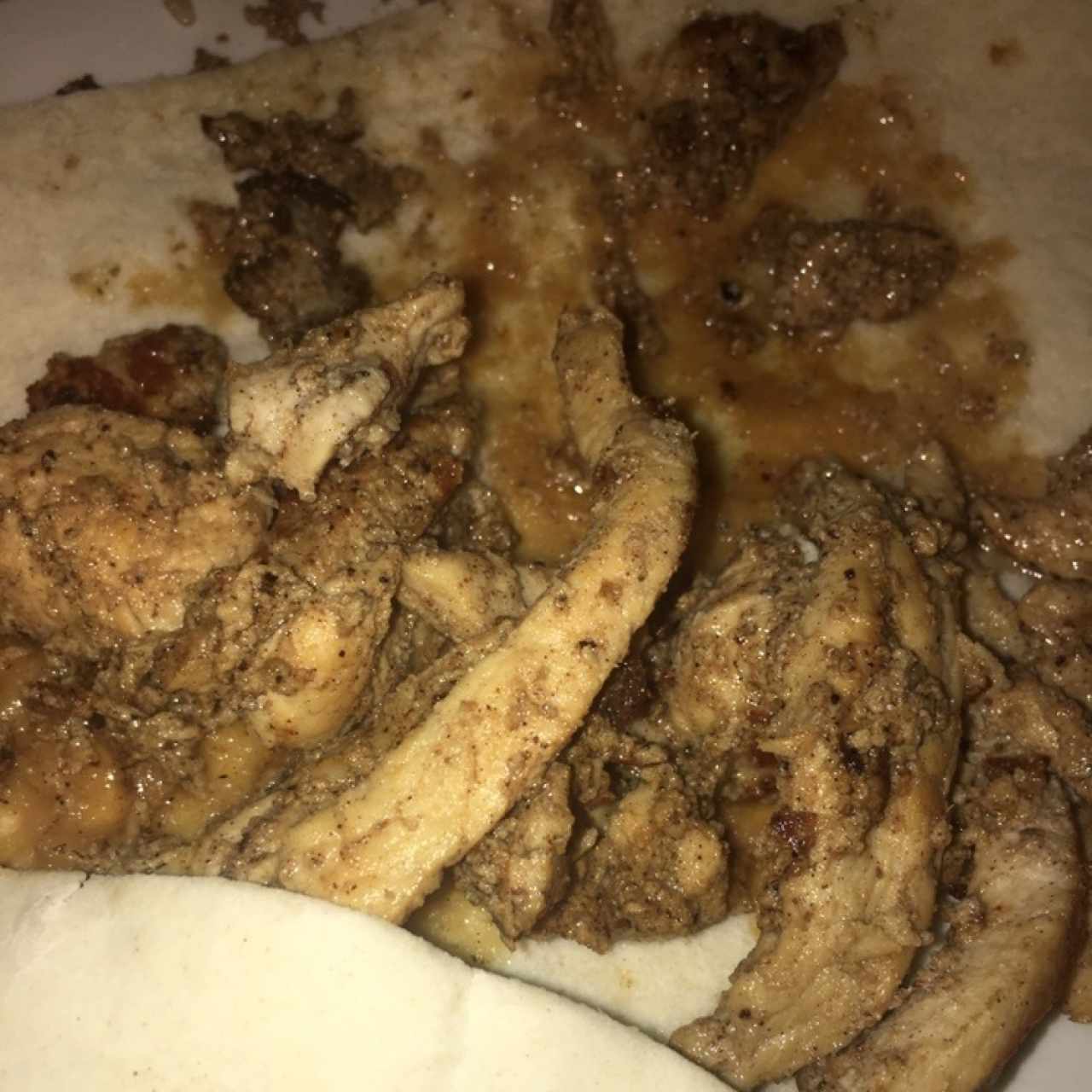 Plato de Shawarma de Pollo