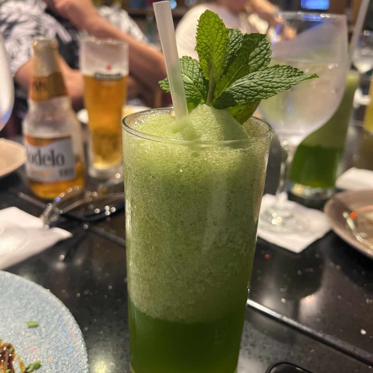 Limonada con menta