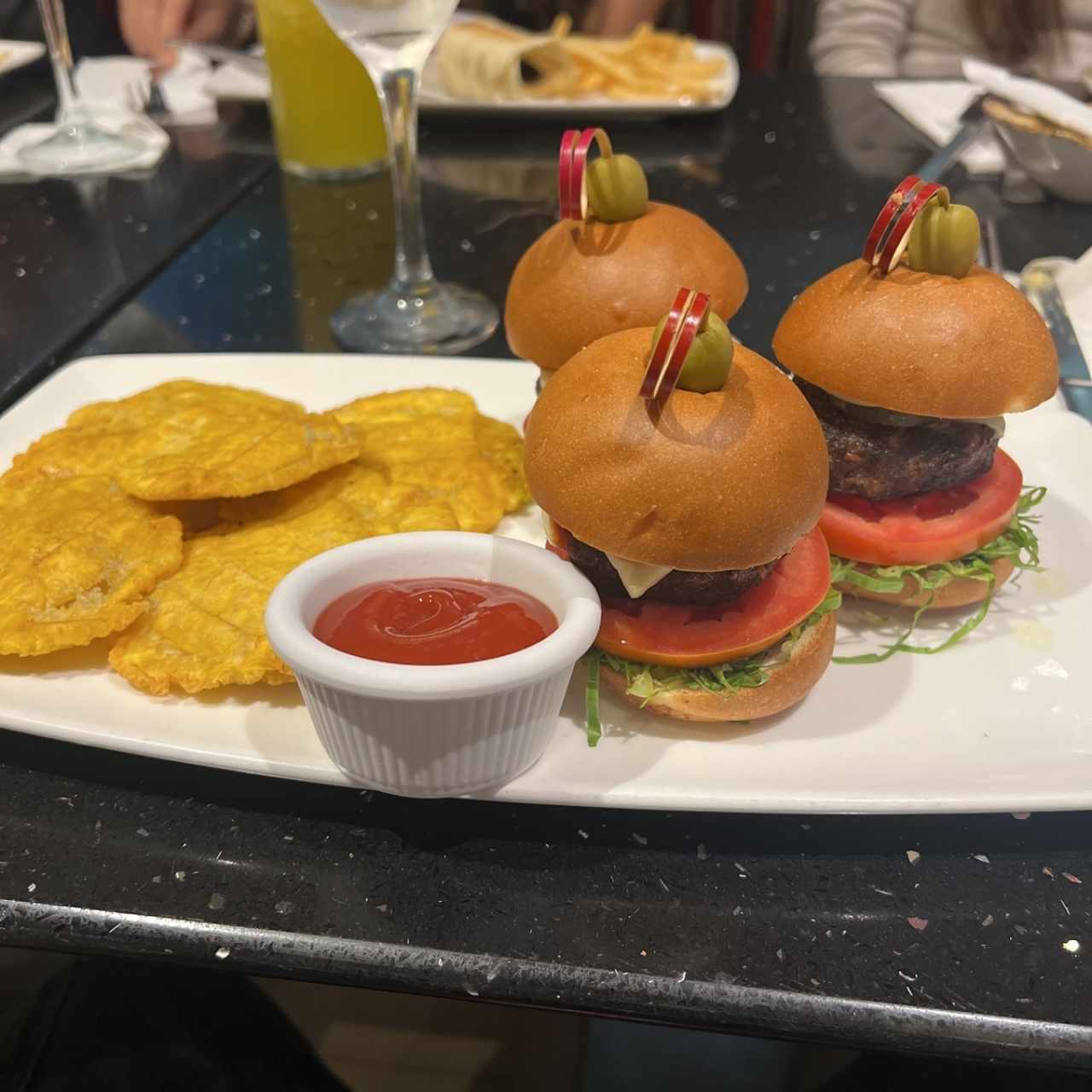 Emparedados - Sliders hamburguesas
