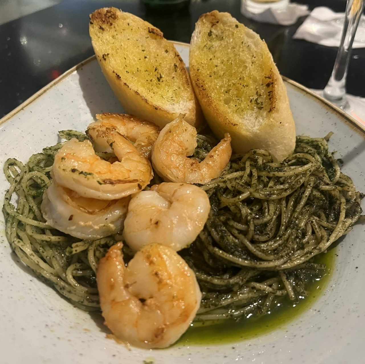 Pastas - Spaguettini con Camarones