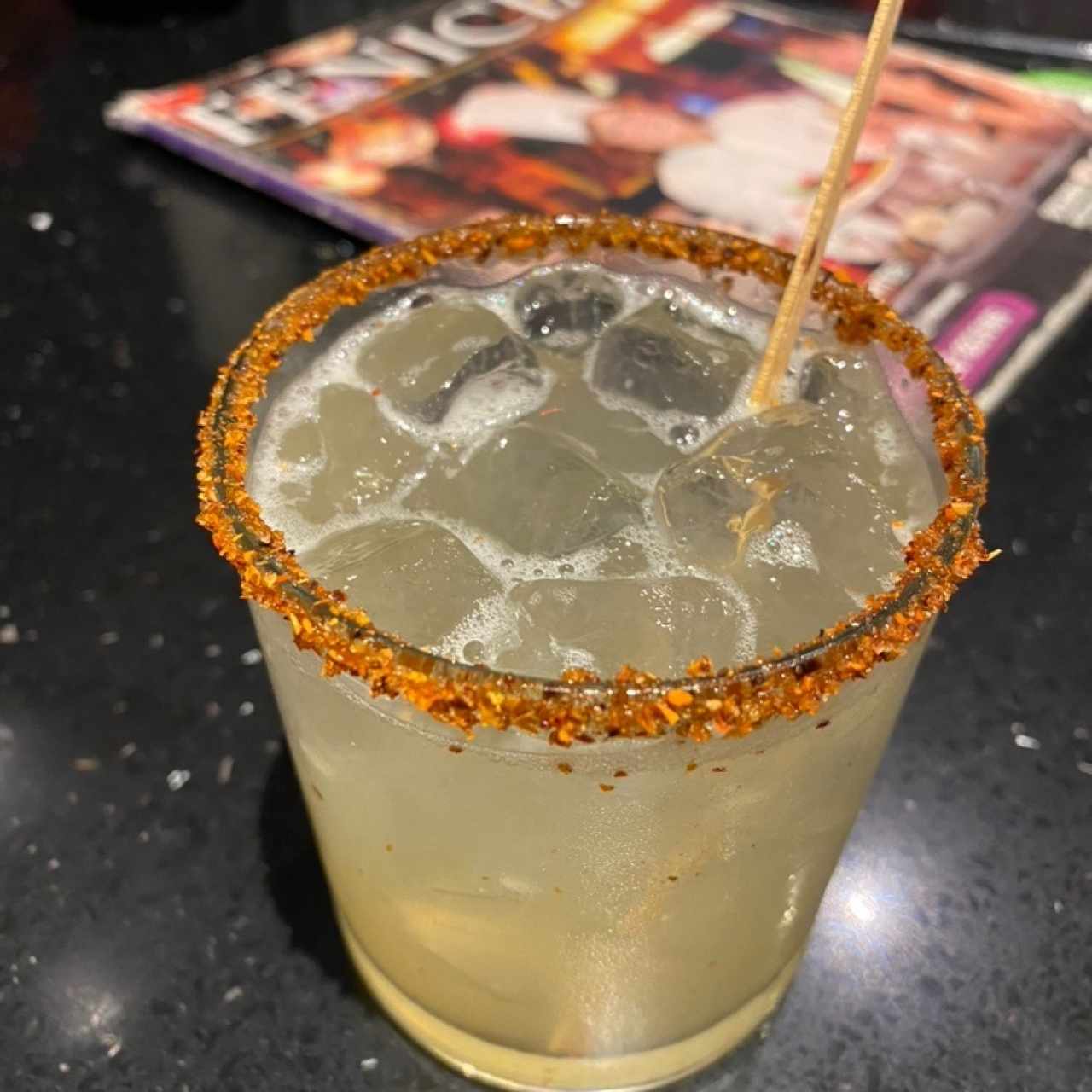 Margarita en las rocas 