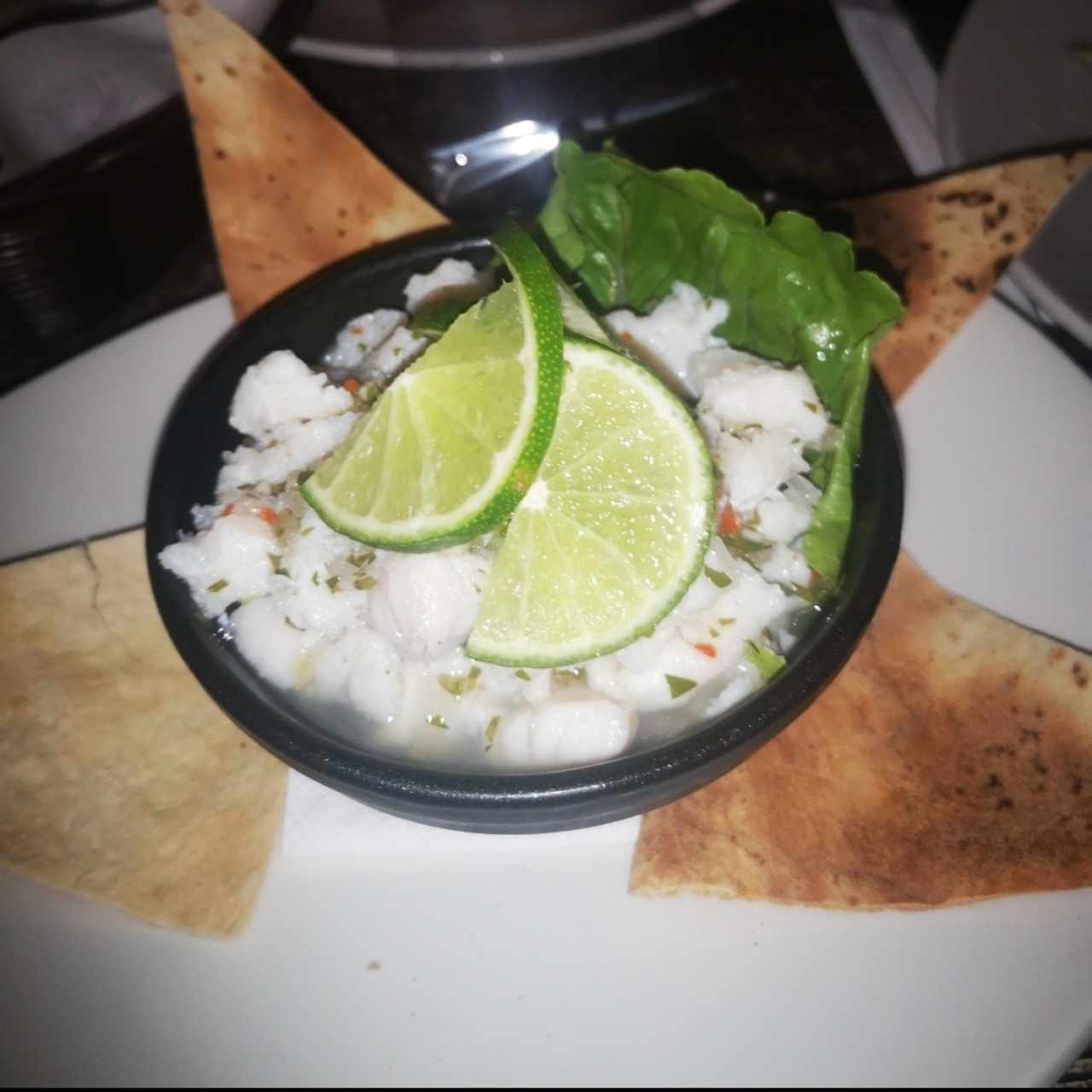 Entradas Internacionales - Ceviche de Corvina