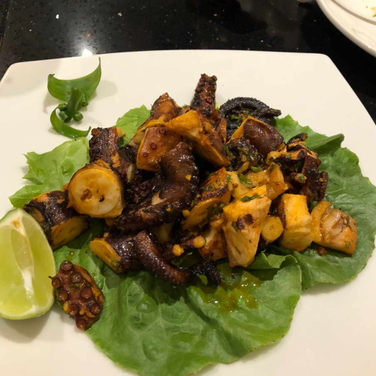 Pulpo al carbón