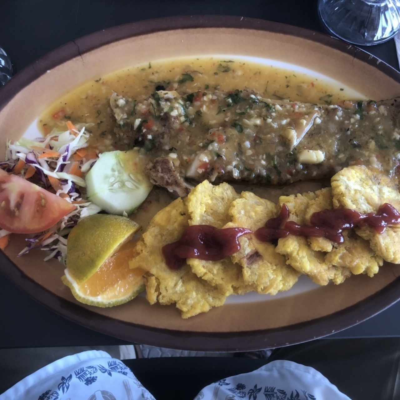 Filete de Corvina al Ajillo