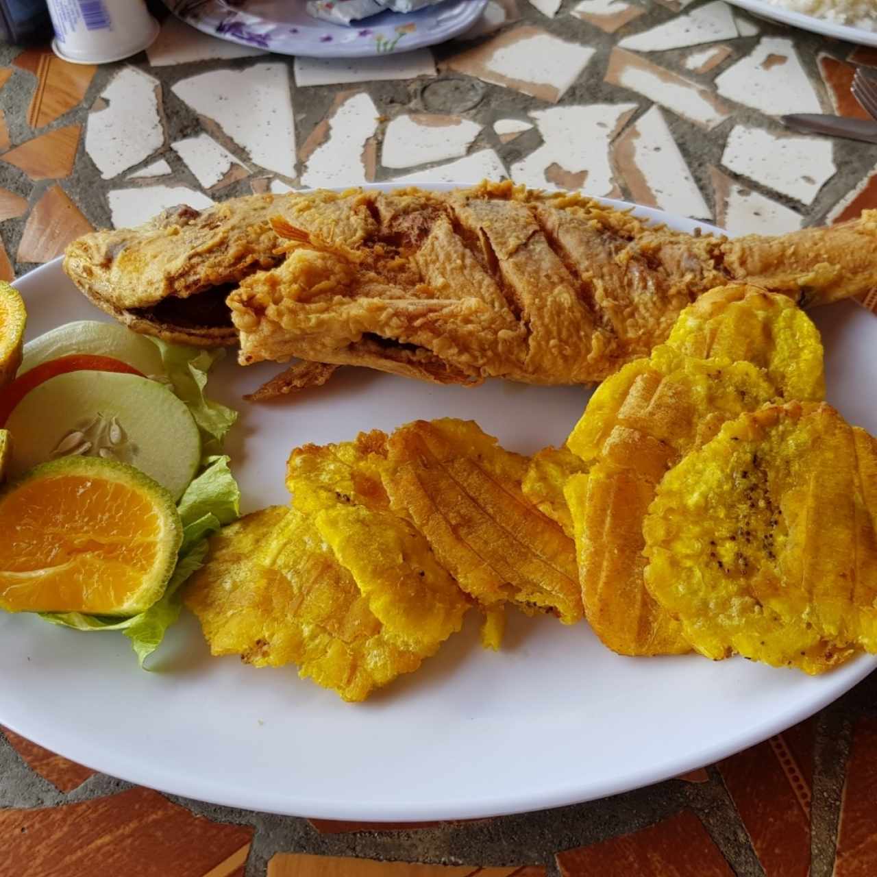 Pescado frito