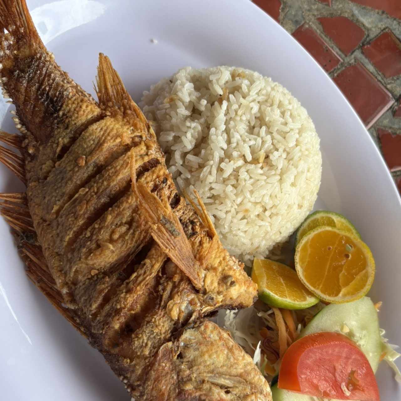 Pargo Frito (entero )