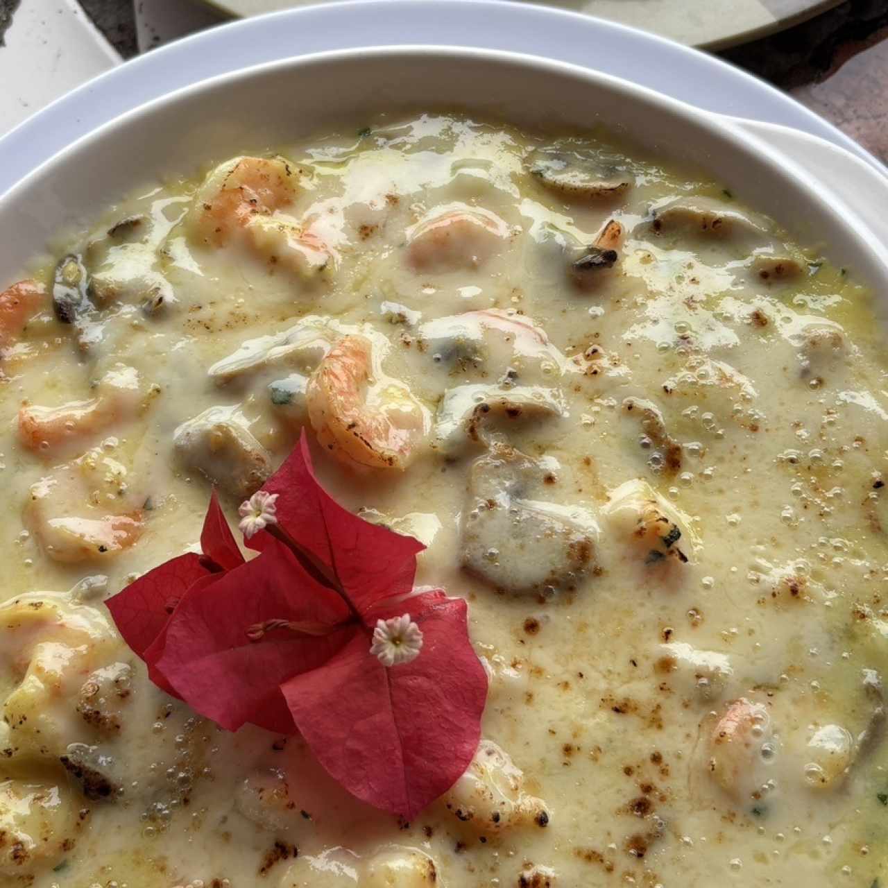Camarones a la Termidor