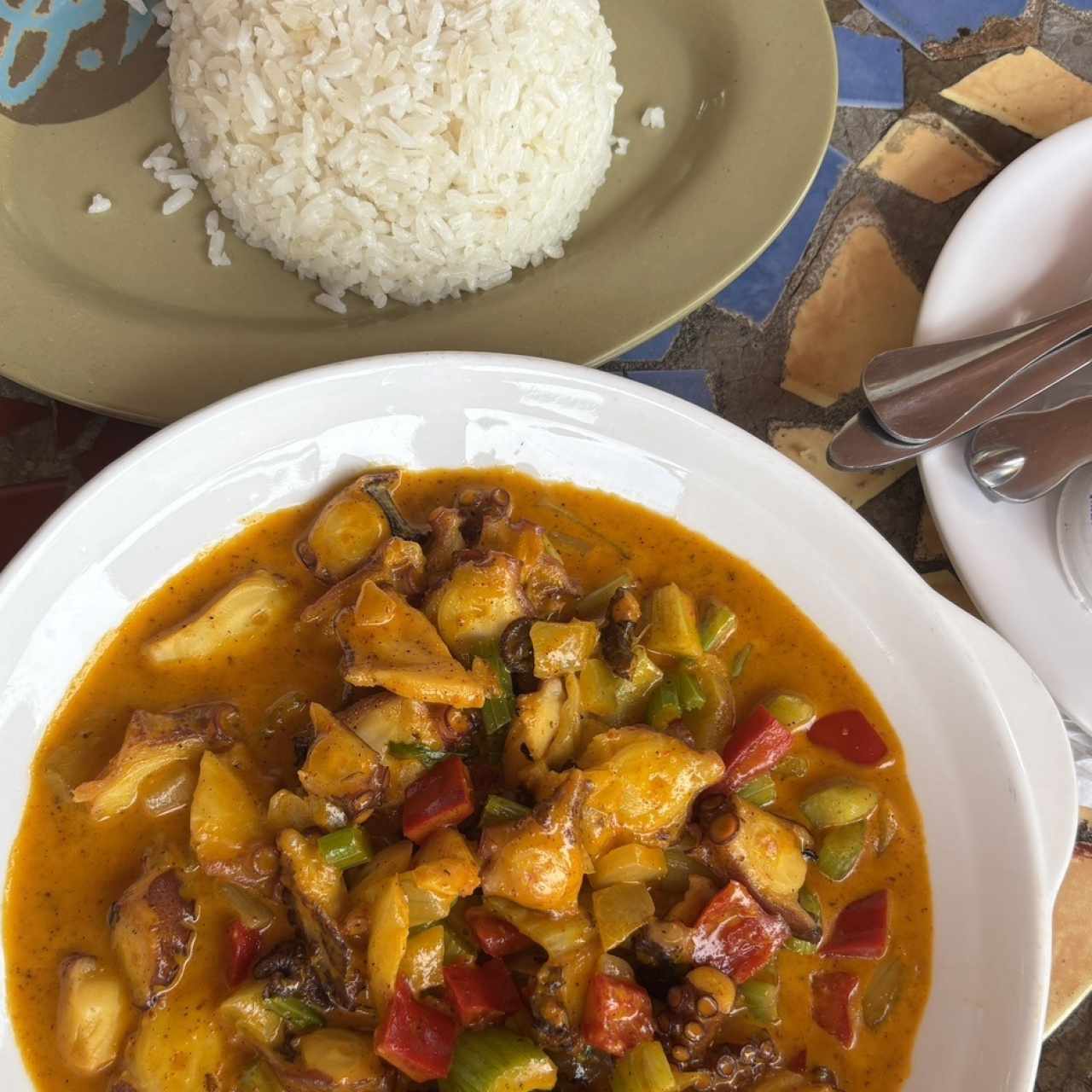 Mariscos - Pulpo Encocado