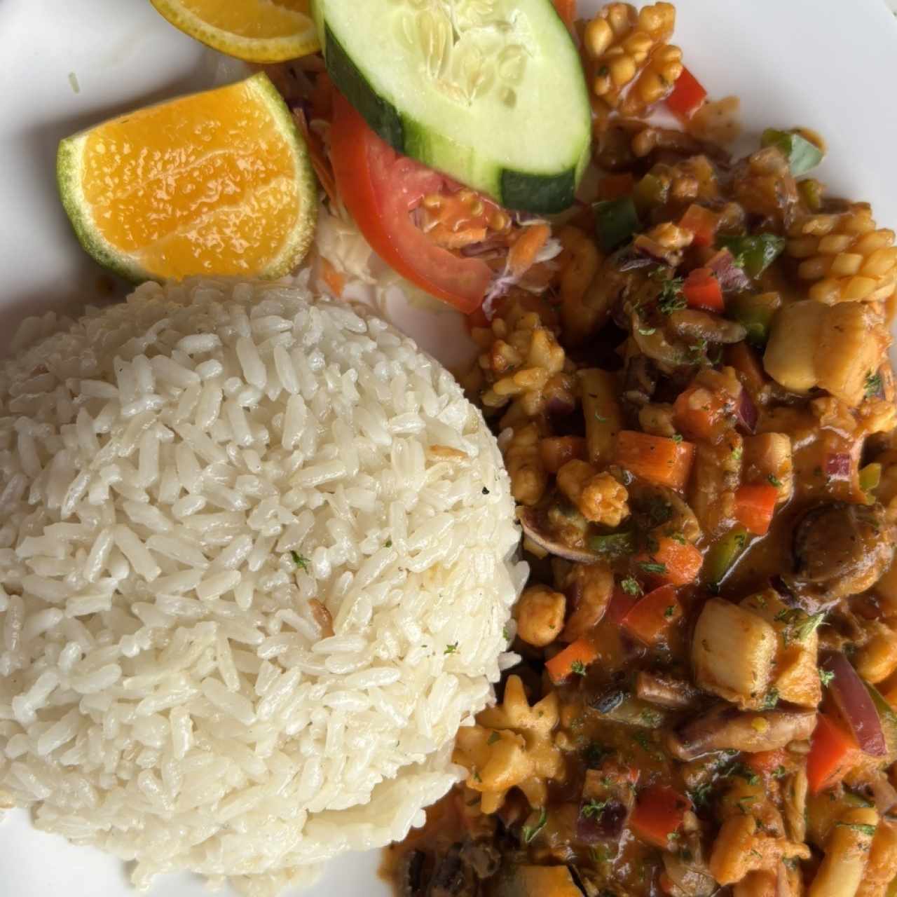 Filete de Corvina a lo Macho