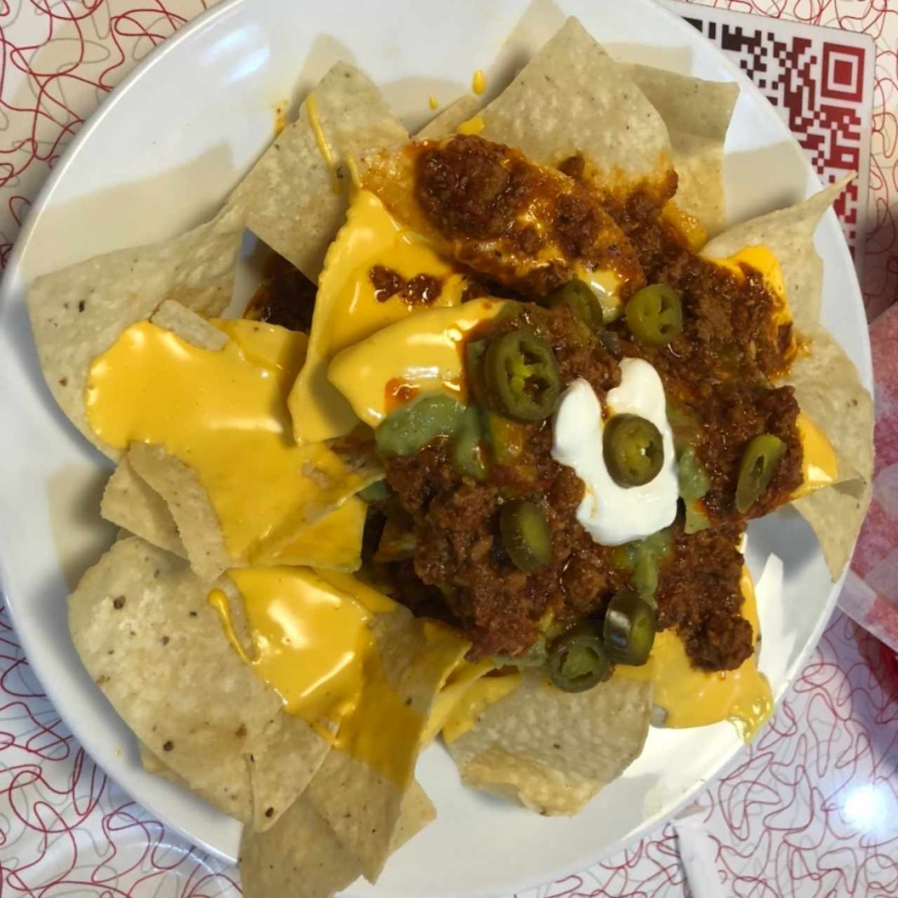 nachos con carne