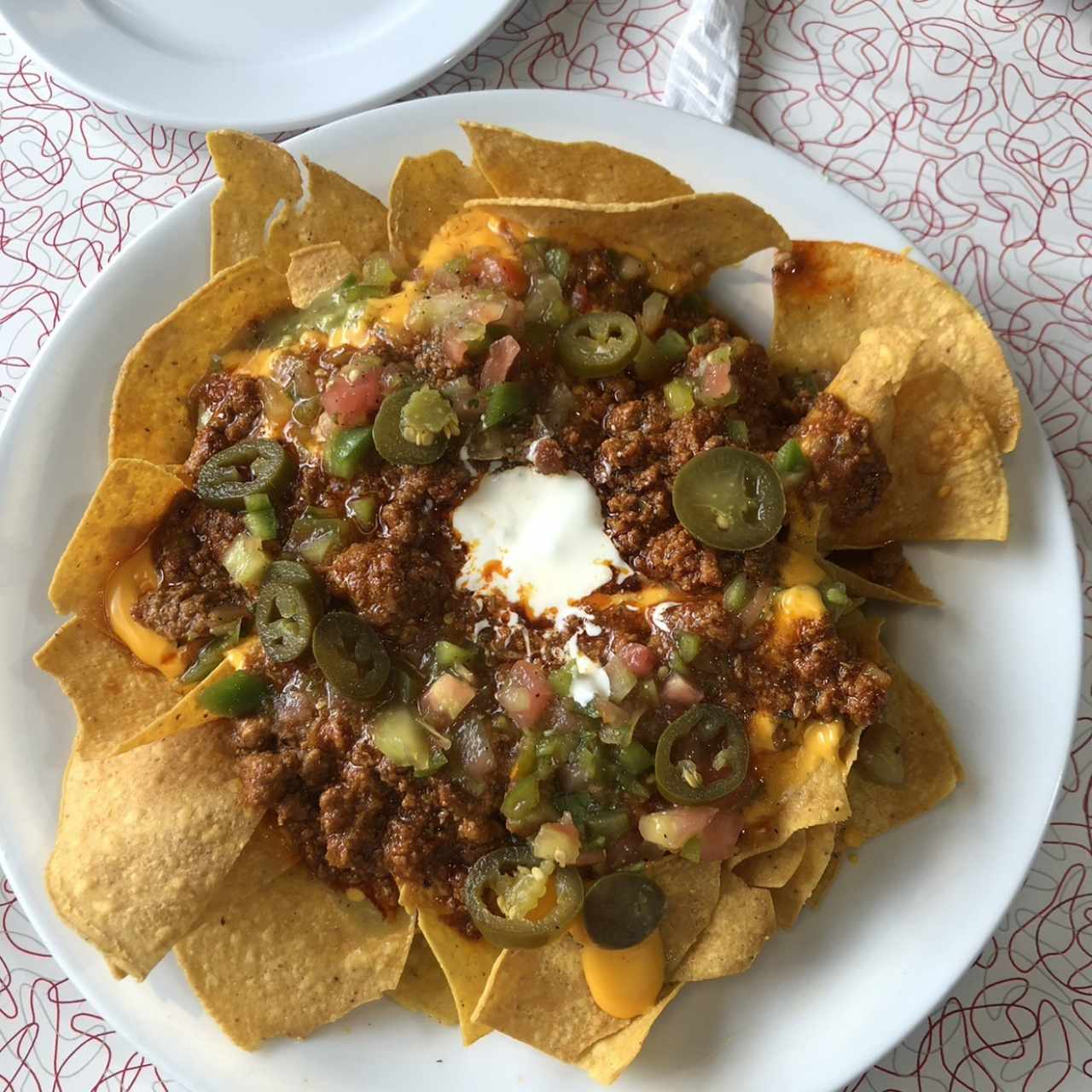 Nachos con carne