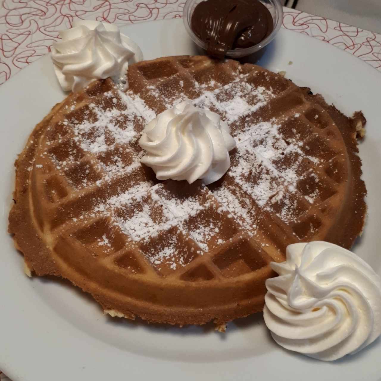 Waffle de Nutella