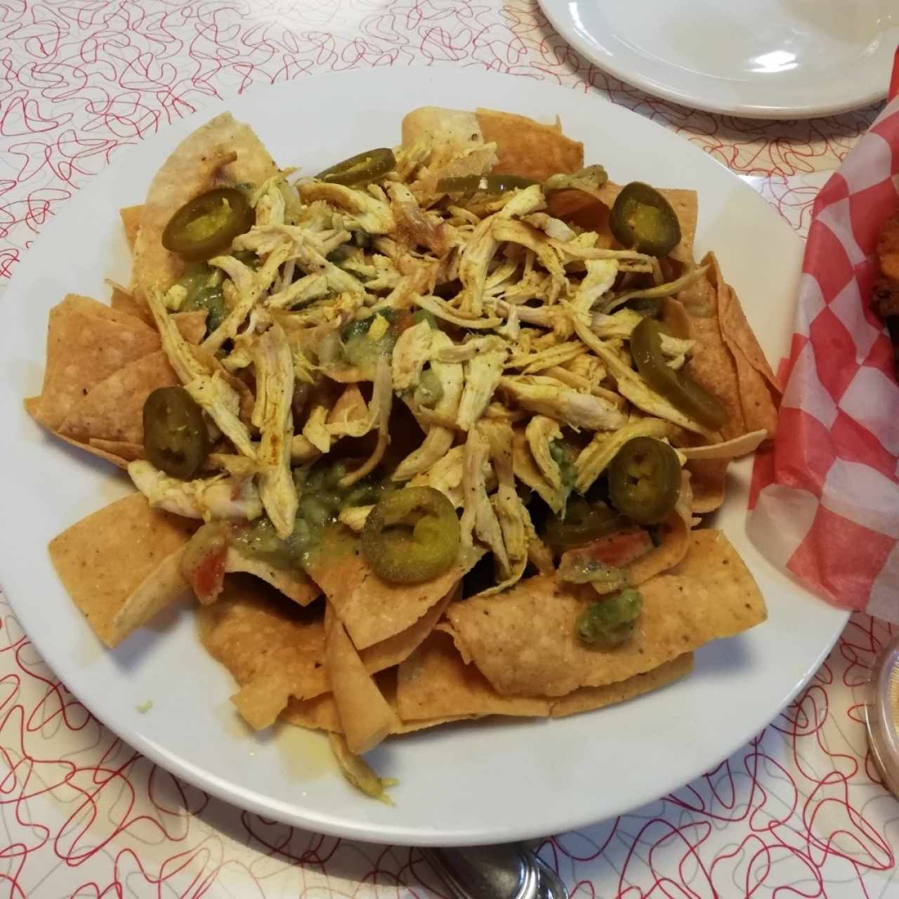 Nachos de pollo