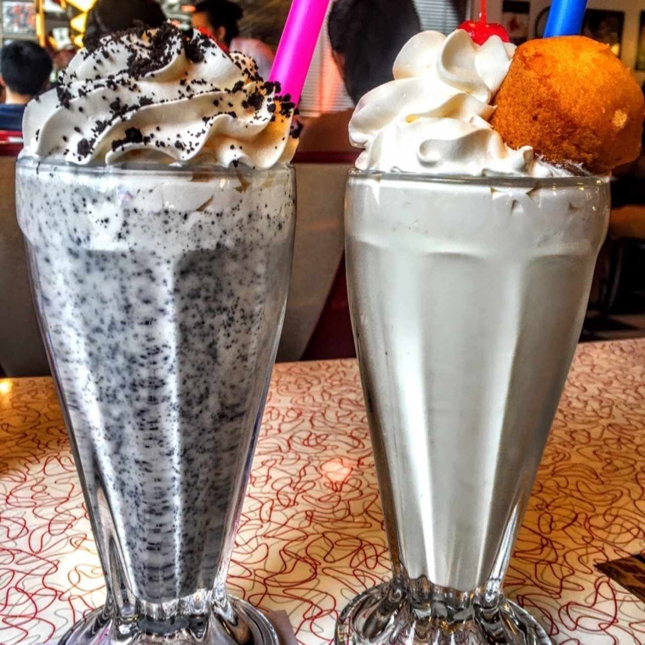 Milkshake oreo y vainilla