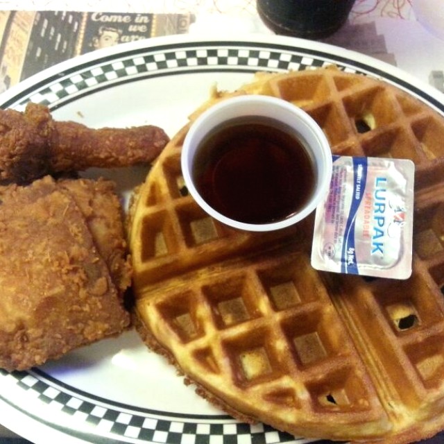 Chicken and waffles 