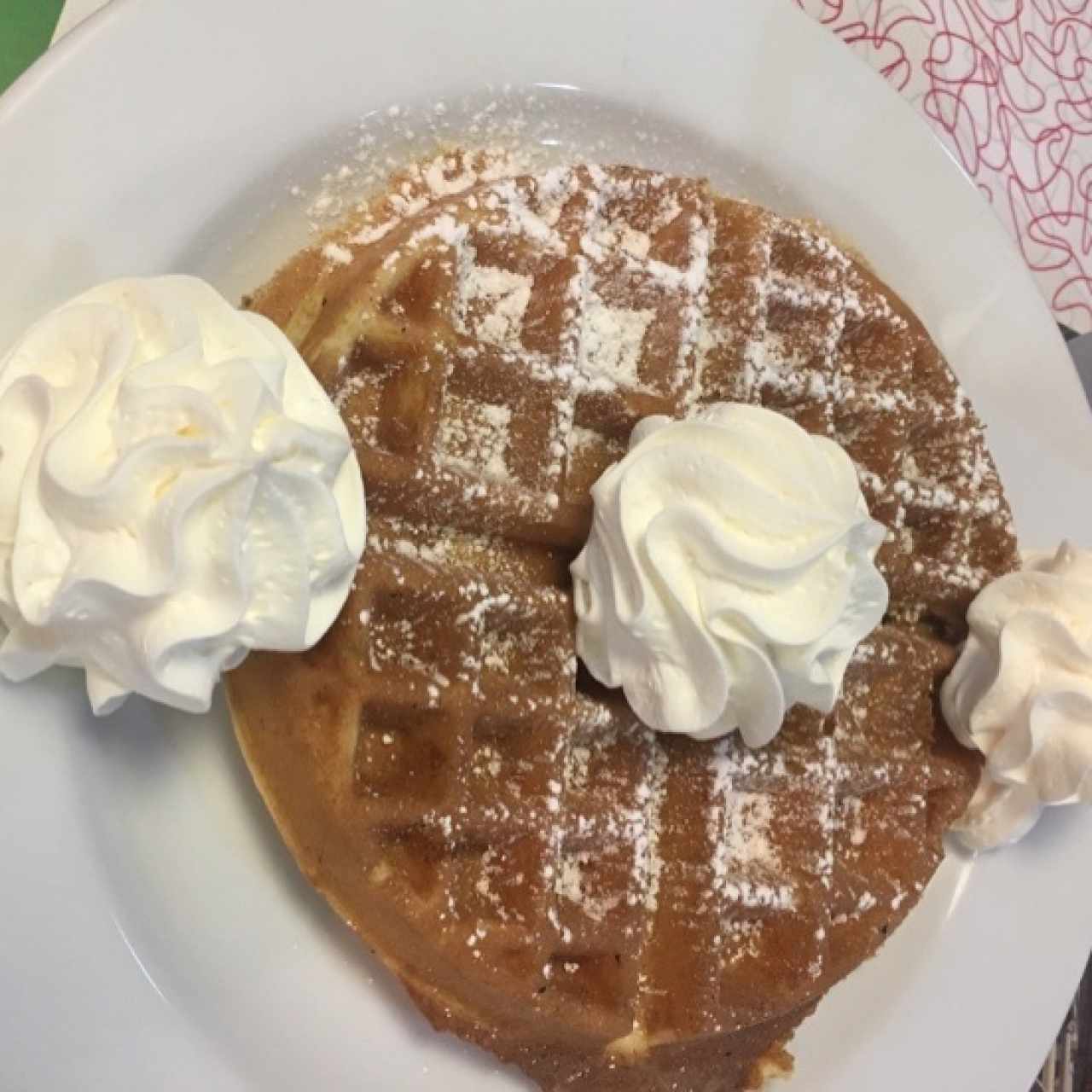 Wafles con Crema y Nutella