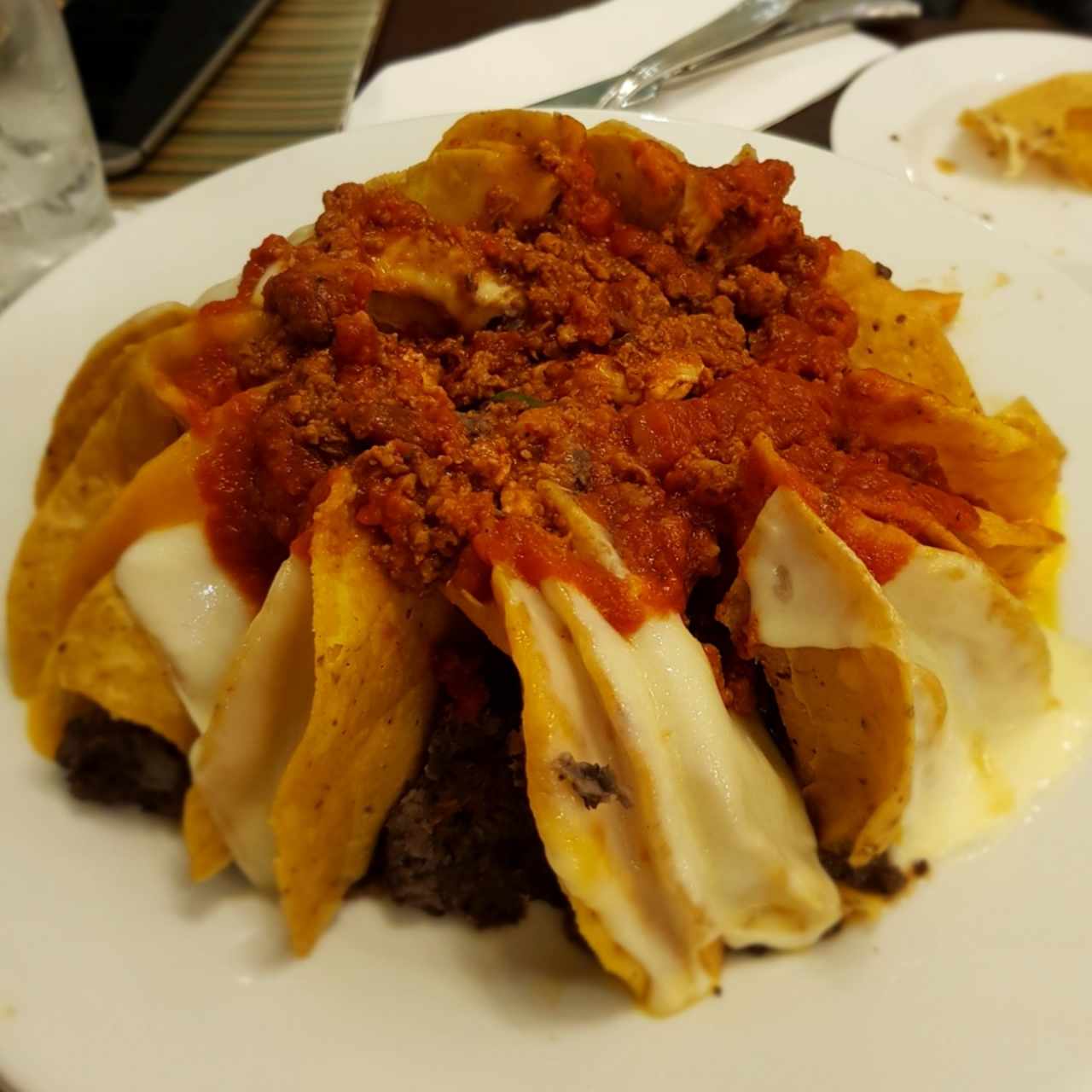 Nachos con carne