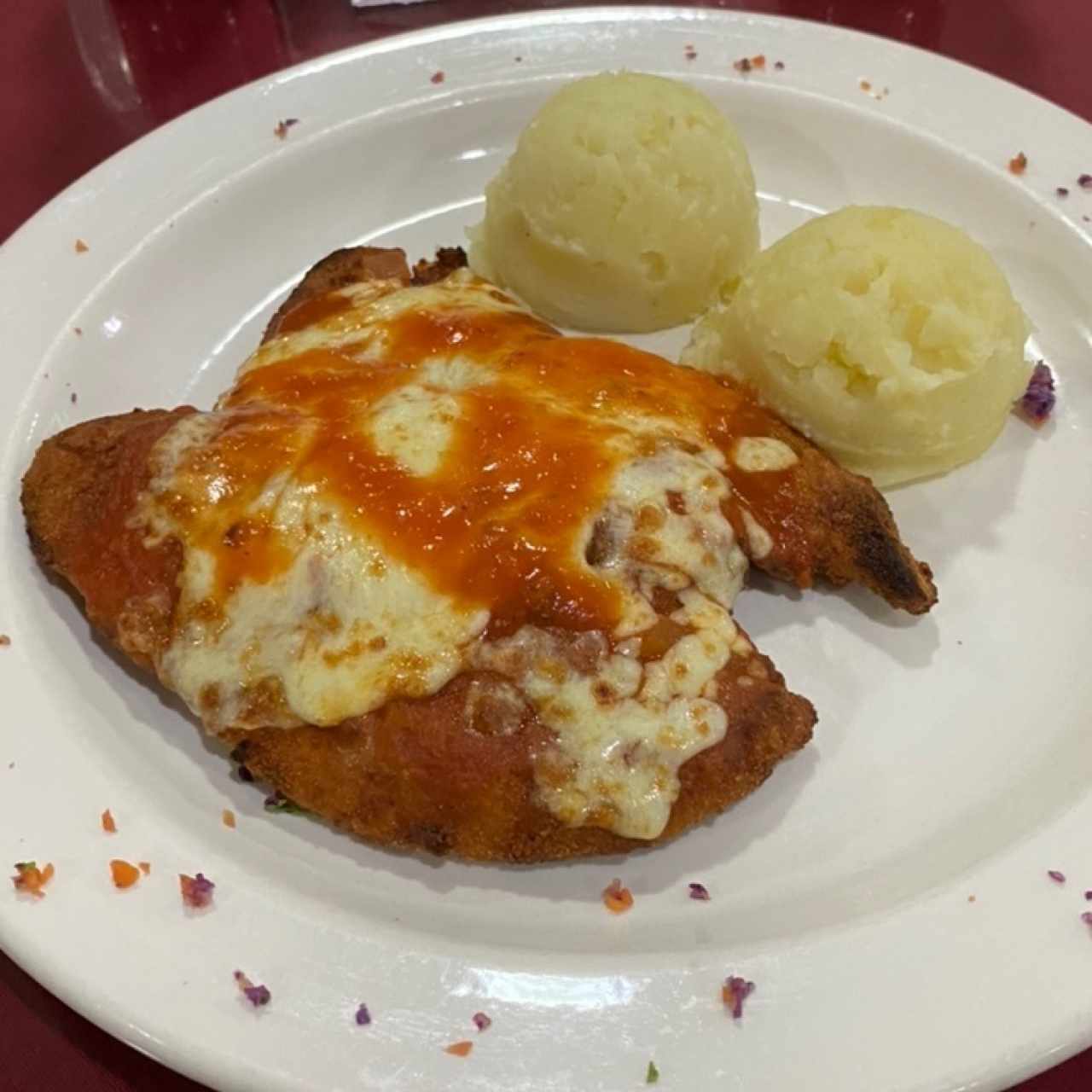 Pechuga de Pollo a la Parmigiana