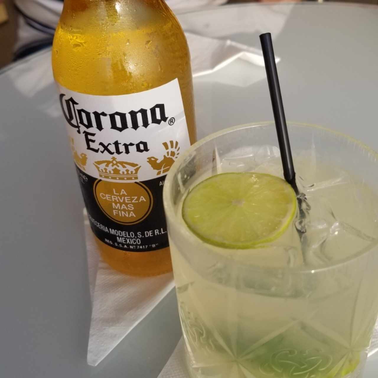 corona y caipiroska