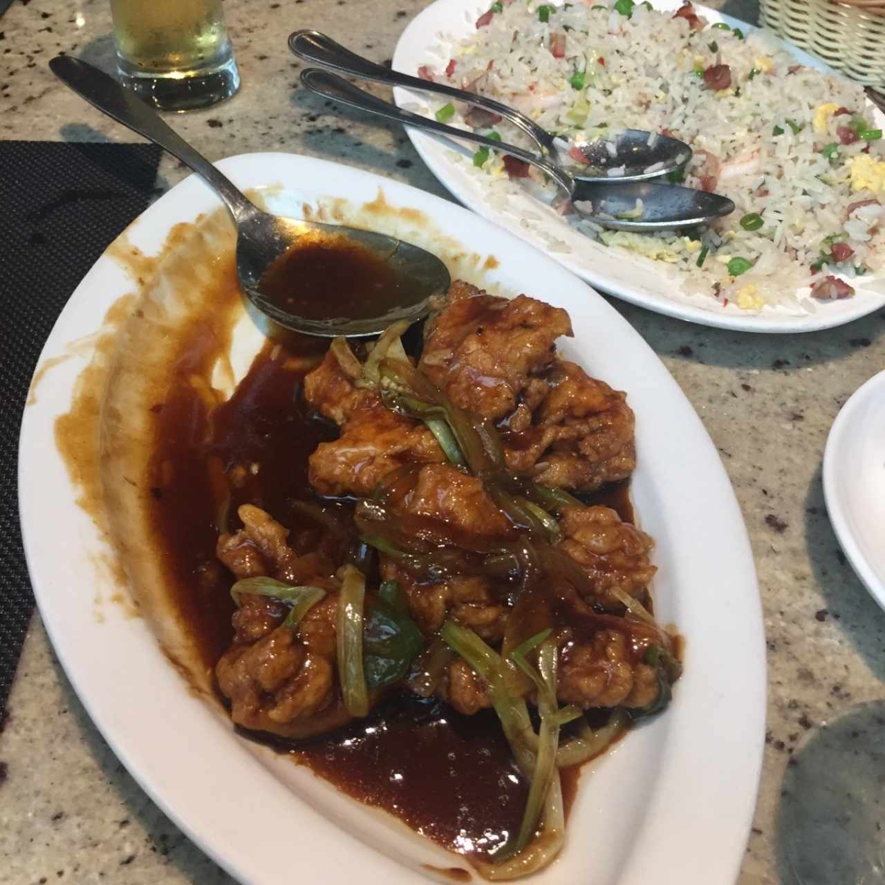 pollo estilo mongoles, excelente!!!