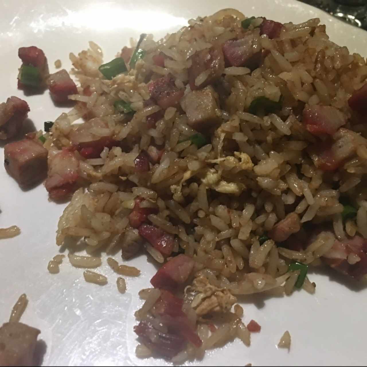 arroz cantones con puerco