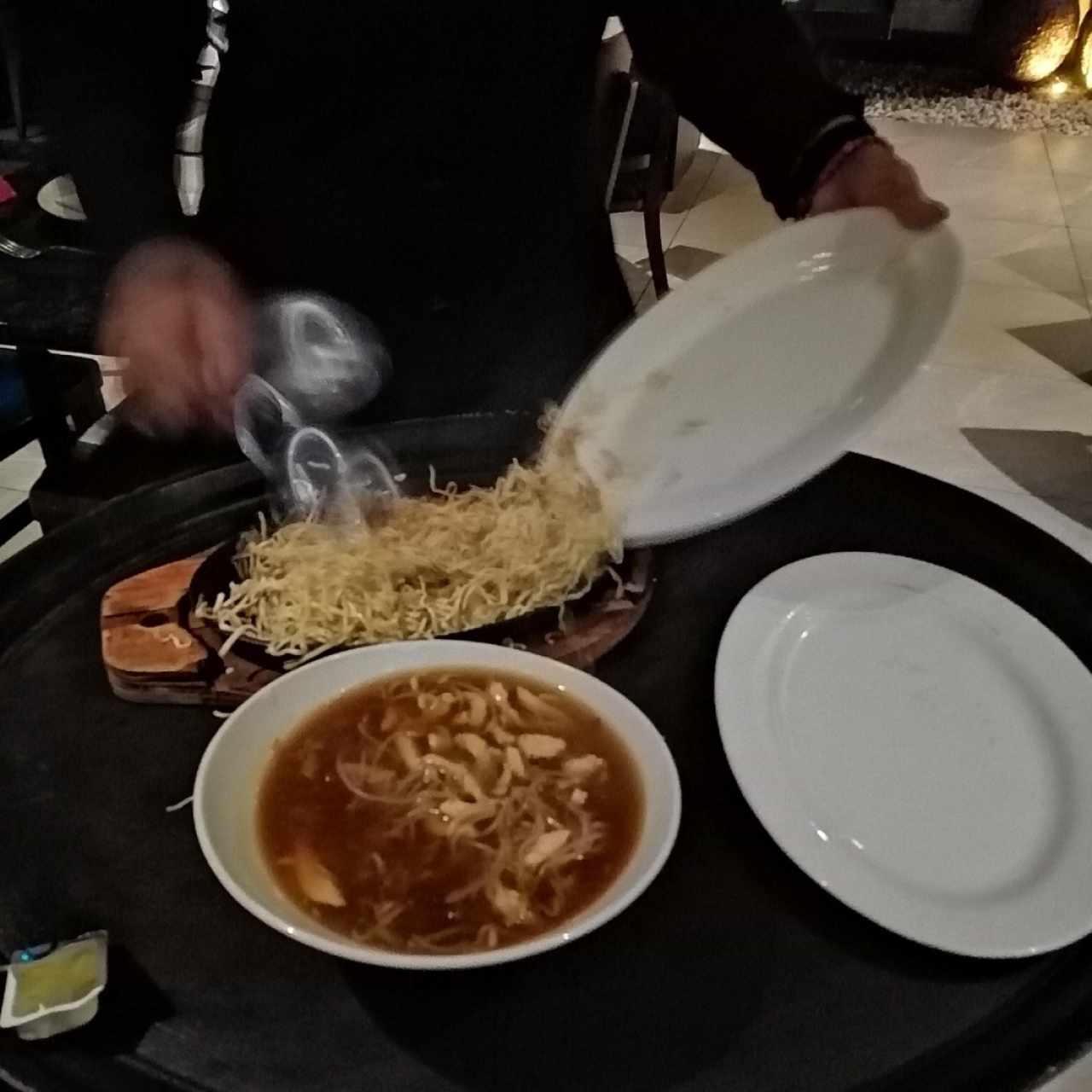 Fideos fritos 