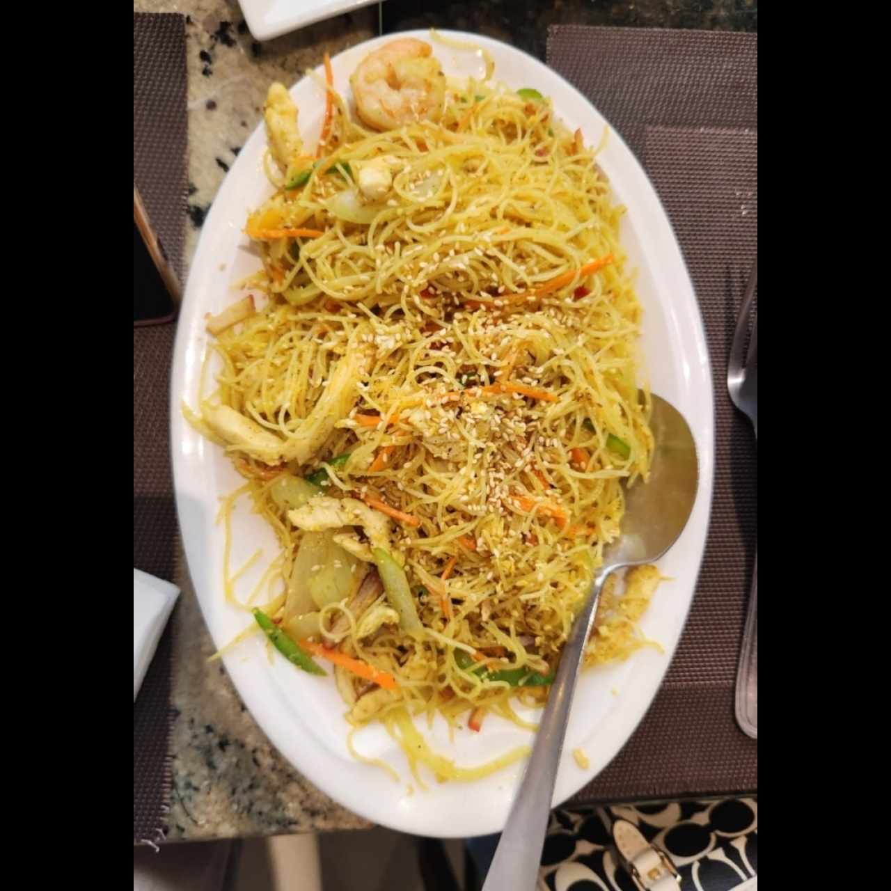 Fideos Singapur