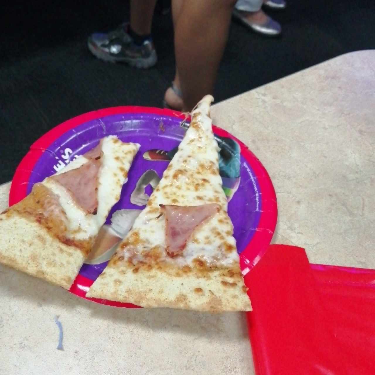 pizza de jamón