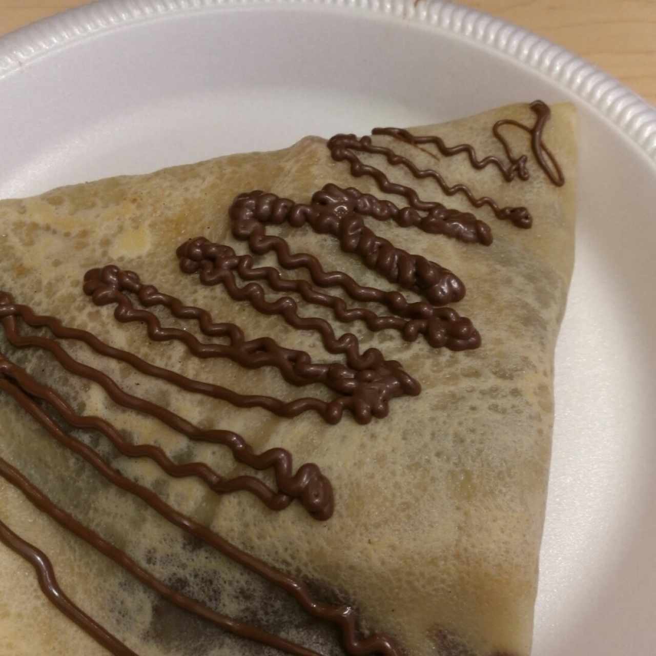 Crepe dulce de fresas y nutella