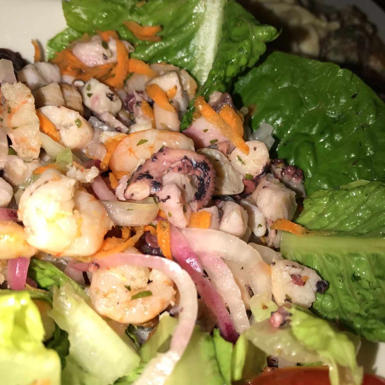 ensalada de mariscos