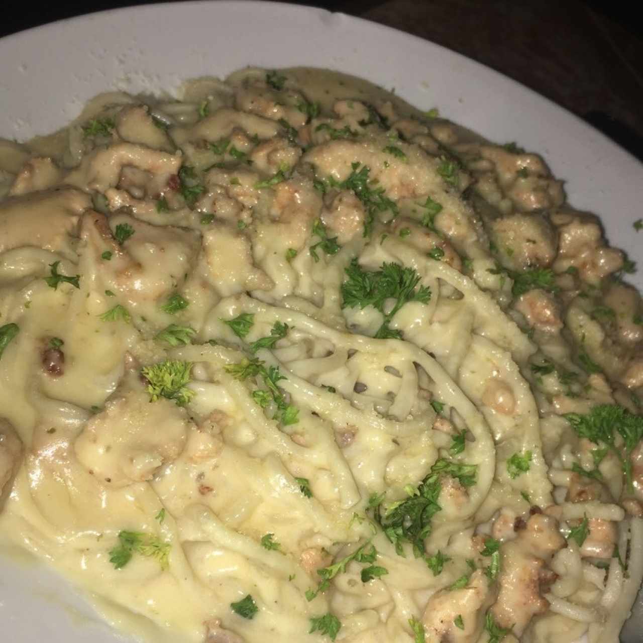 Spaguetti Alfredo