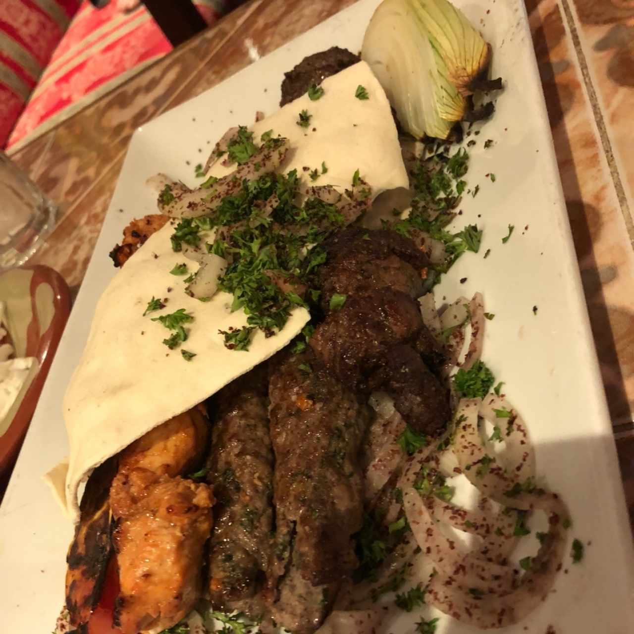 Pollo Kafta y Carne de res