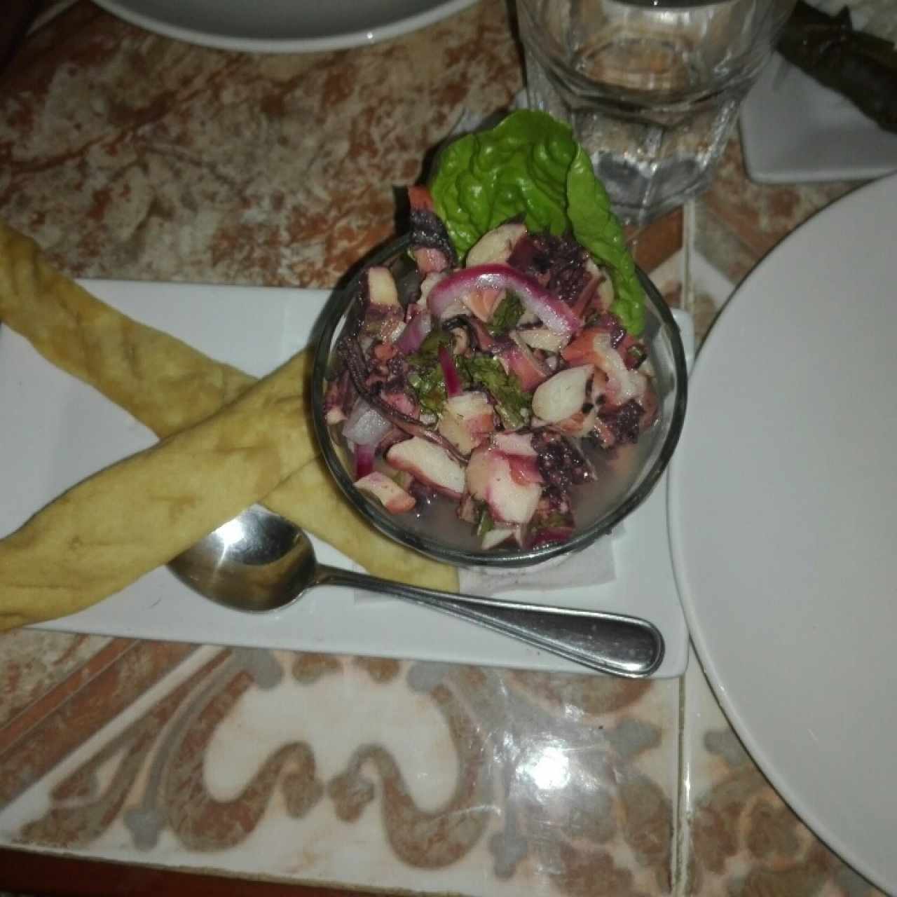 ceviche de pulpo 