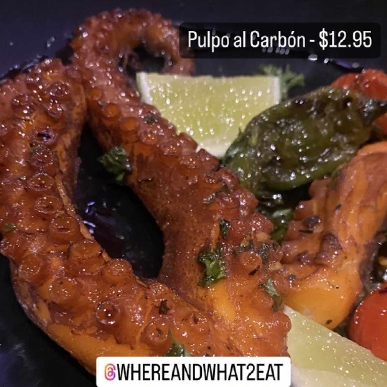 Entradas Internacionales - Pulpo al Carbón