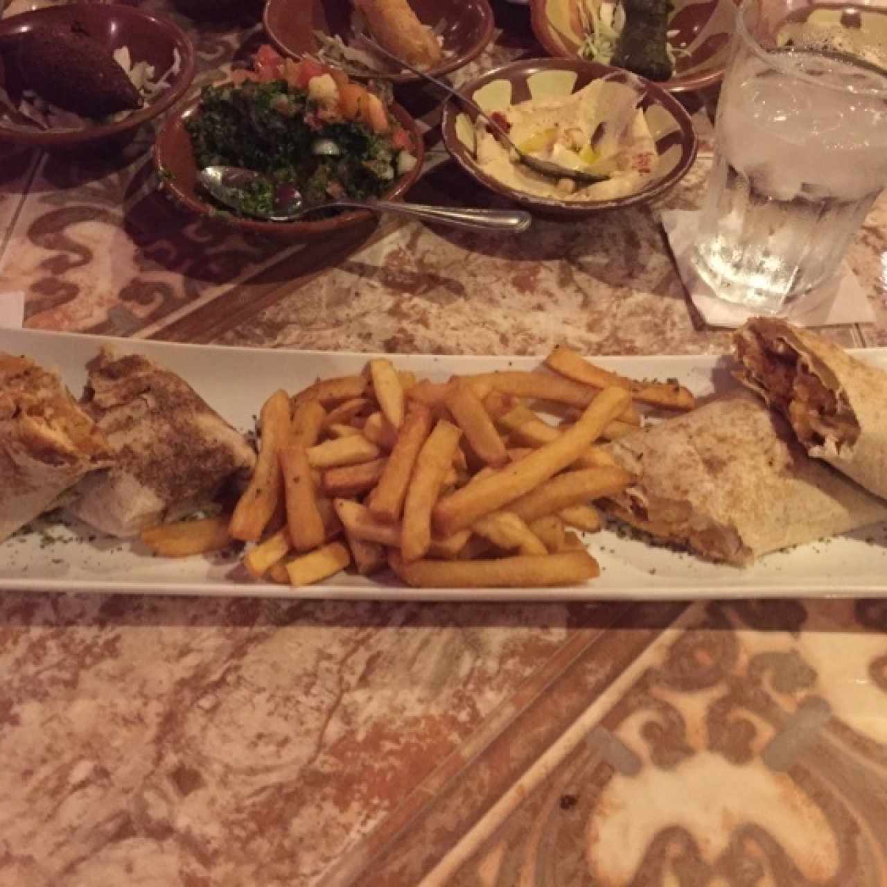 shawarma de pollo